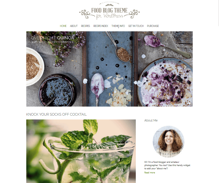 Food Blog - Food WordPress Themes