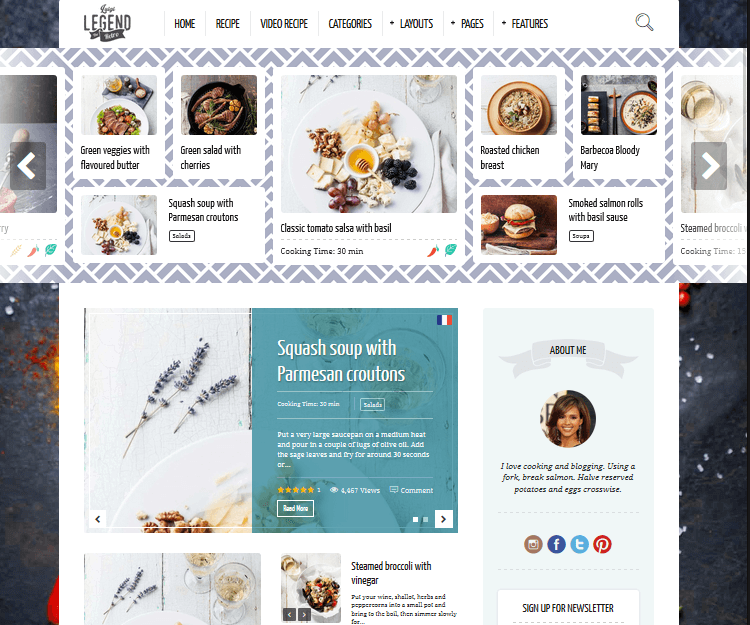 Neptune - Food WordPress Themes