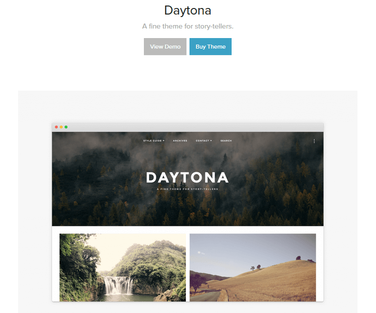Daytona - WordPress Blogging Themes