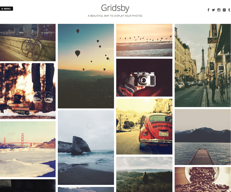 Gridsby - WordPress Blogging Themes