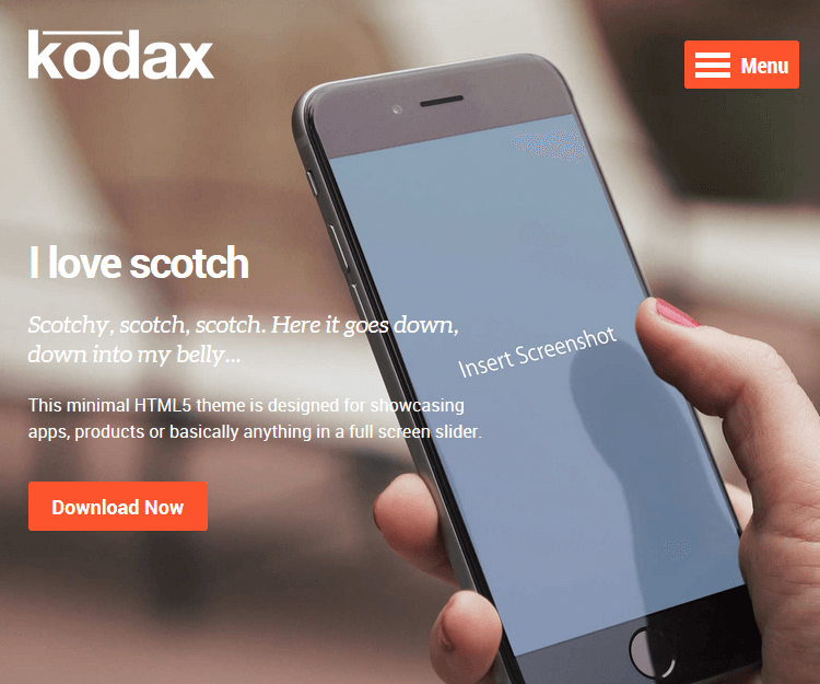 Kodax - WordPress Landing Page Themes