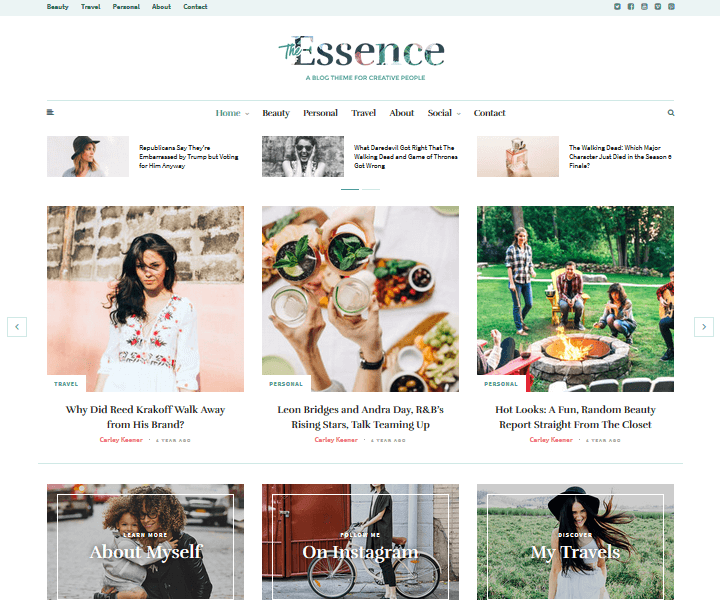 WordPress Food Themes - The Essence