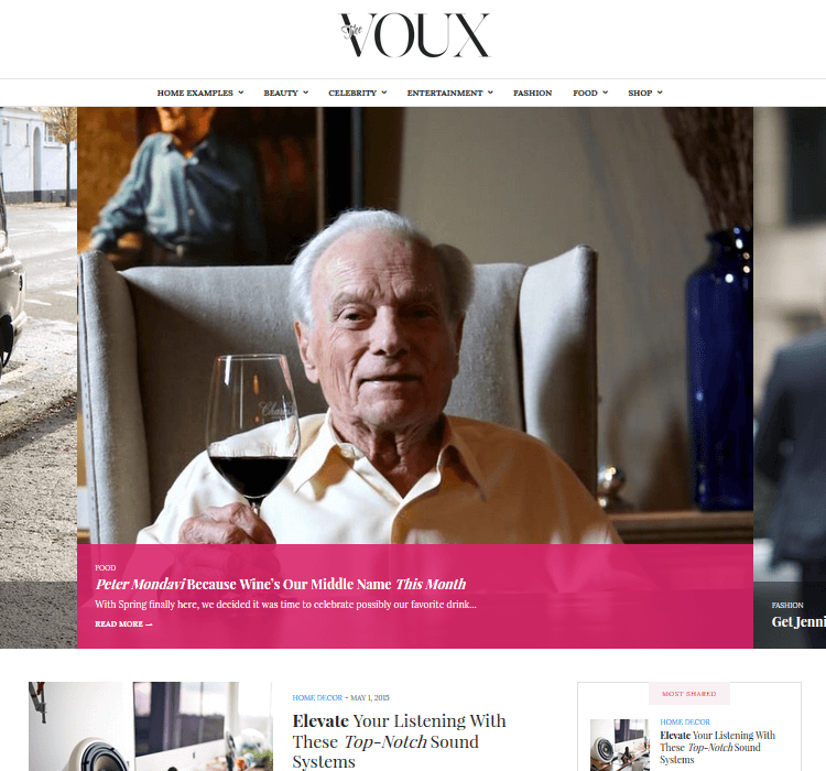 Magazine Themes - The Voux